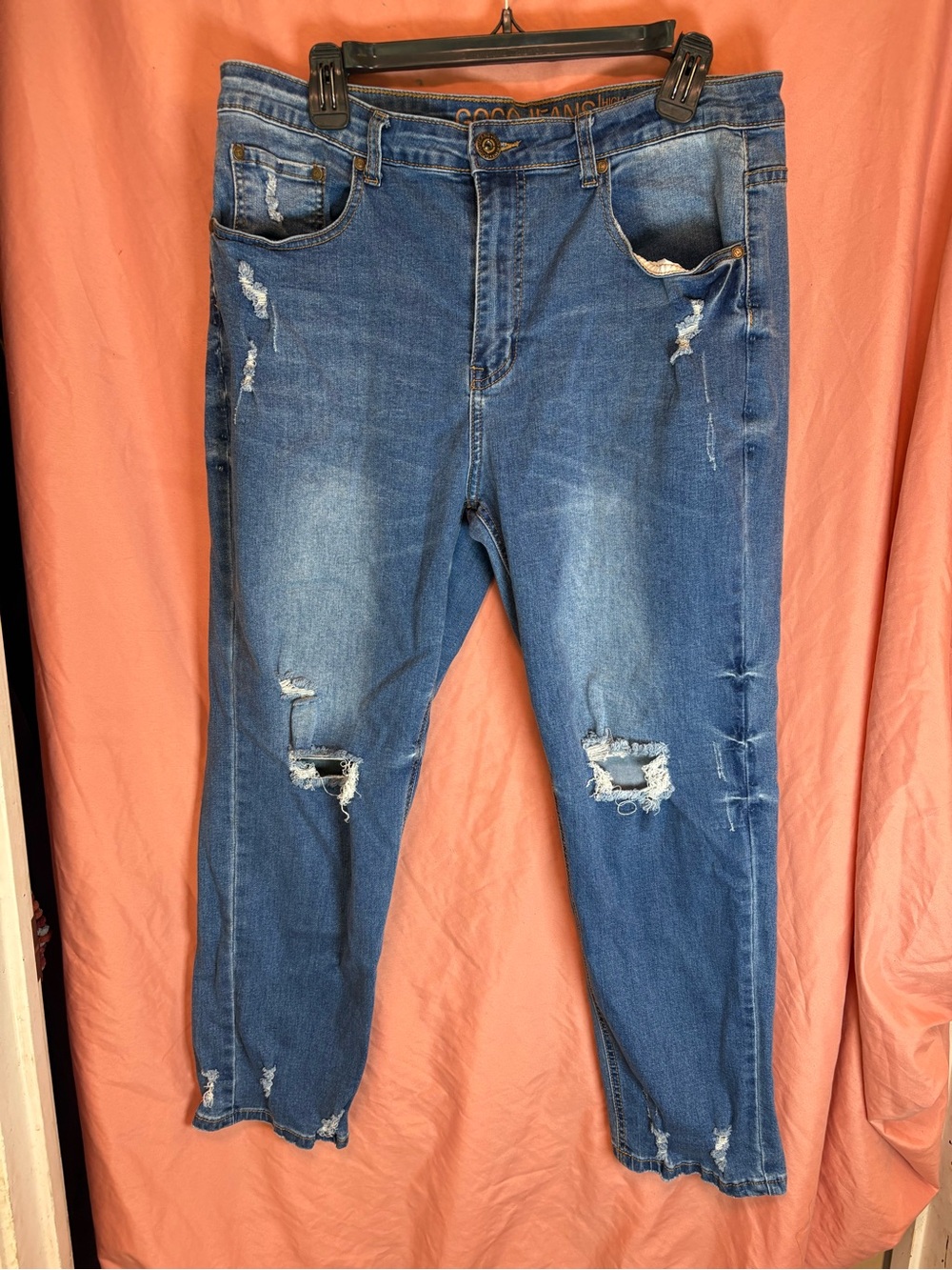 GoGo Jeans High Rise Ankle Distressed Women’s 18